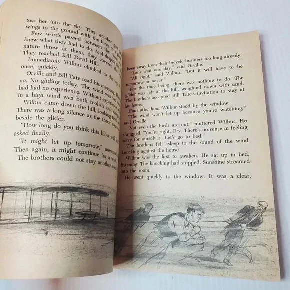 The Wright Brothers At Kitty Hawk By Donald J. Sobol 1961 Scholastic PB - Picture 6 of 16